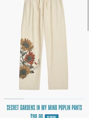Taylor Swift Secret Gardens in My Mind Pants